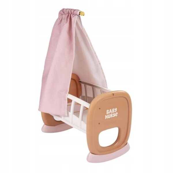 Culla per bambole Smoby Baby Nurse con baldacchino rimovibile e lavabile