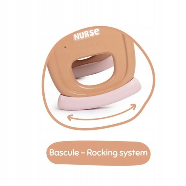 Culla per bambole Smoby Baby Nurse con baldacchino rimovibile e lavabile