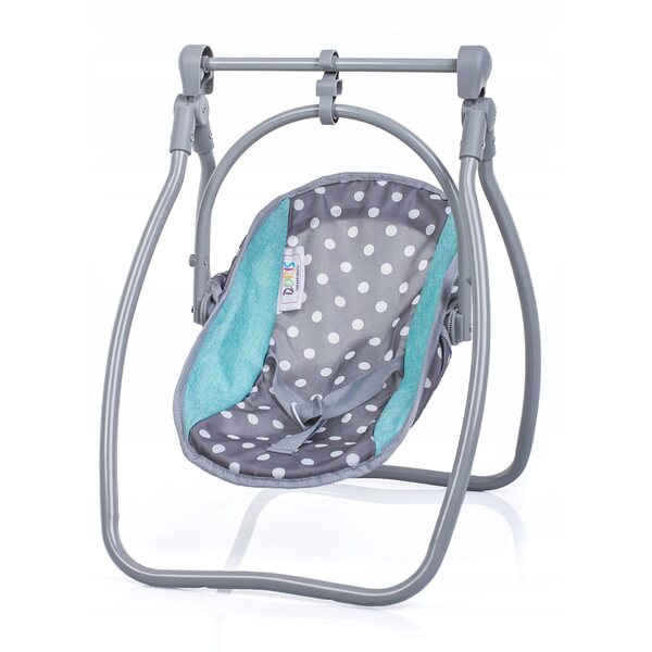 3-in-1-Puppenset mit Kinderbett, Hochstuhl und Doris-Schaukelstuhl für Kinder