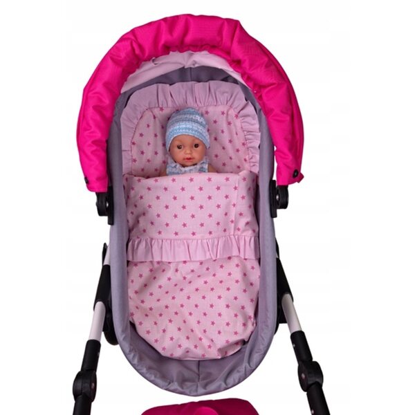 Biancheria da letto per bambole SELINE SLEEP - set piumone e cuscini, produzione polacca
