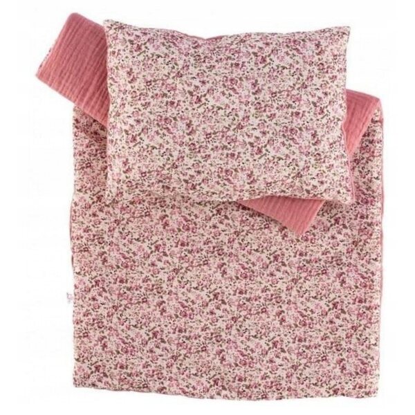 Martina rosa Puppenbettwäsche-Komplettset von hoher Qualität