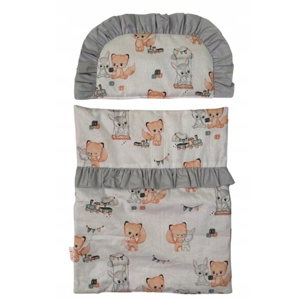 SELINE SLEEP Puppenbettwäsche – Bettdecken- und Kissenset, polnische Produktion