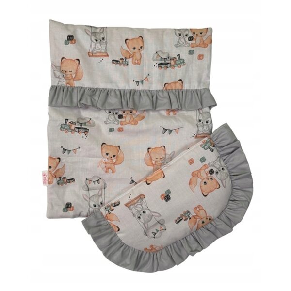SELINE SLEEP Puppenbettwäsche – Bettdecken- und Kissenset, polnische Produktion