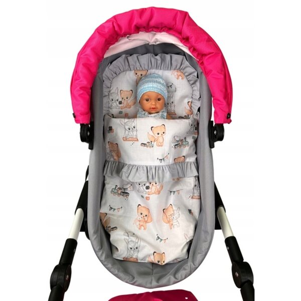 SELINE SLEEP Puppenbettwäsche – Bettdecken- und Kissenset, polnische Produktion