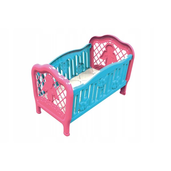 Letto grande per bambola Technok MINI HOUSE in plastica per bambini 3+ anni