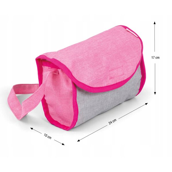 Set Elsa Milly Mally per bambole con lettino, seggiolone e accessori rosa