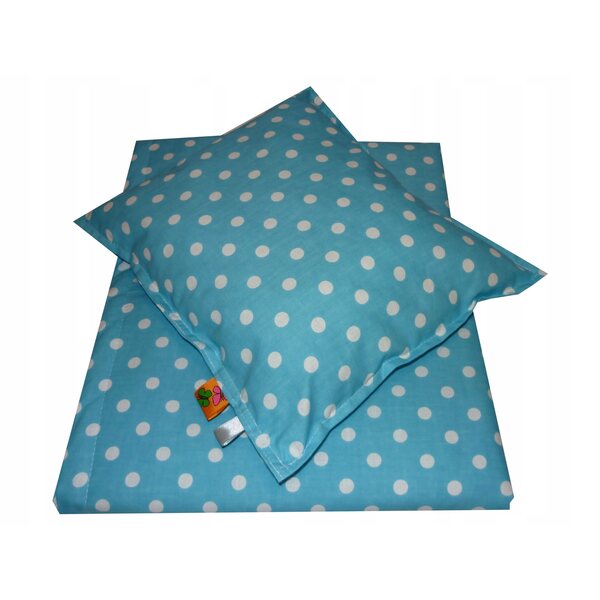 Puppenbettwäsche-Set aus 100 % polnischer Baumwolle mit hypoallergener Polsterung