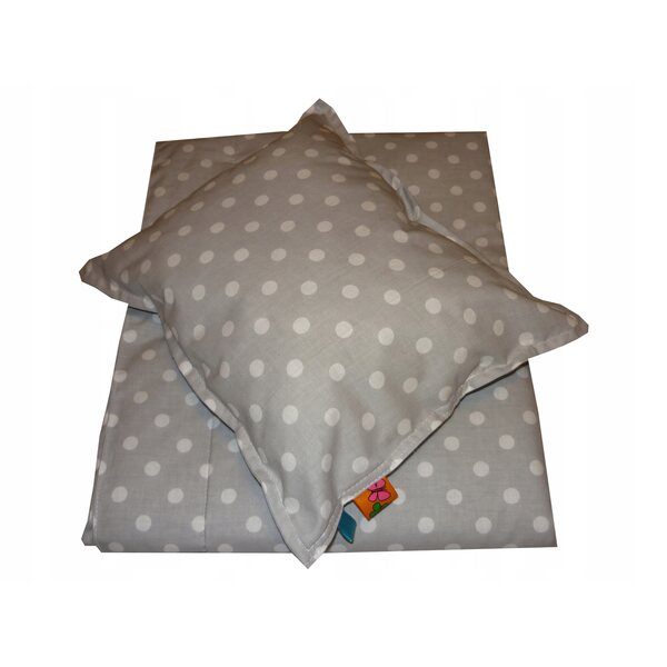 Puppenbettwäsche-Set aus 100 % polnischer Baumwolle mit hypoallergener Polsterung