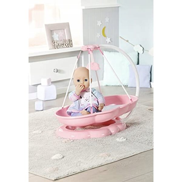Wiege für Baby Annabell Zapf Puppenspielzeug für Kinder ab 3 Jahren