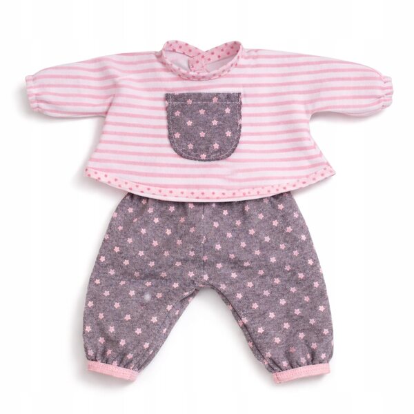 Kompletter Overall für Puppe 30-35 cm aus elastischer Baumwolle von Pracownia Krawiecka Olo