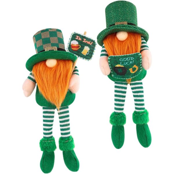Vaguelly 2 Stück St. Patrick's Day Puppe Heim- und Partydekoration 30 cm
