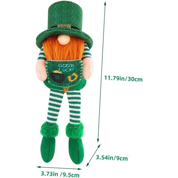 Vaguelly 2 Stück St. Patrick's Day Puppe Heim- und Partydekoration 30 cm