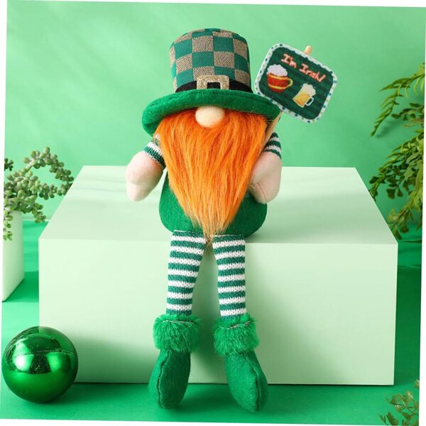 Vaguelly 2 Stück St. Patrick's Day Puppe Heim- und Partydekoration 30 cm