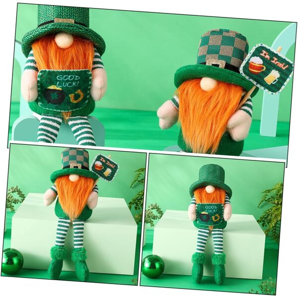 Vaguelly 2 Stück St. Patrick's Day Puppe Heim- und Partydekoration 30 cm