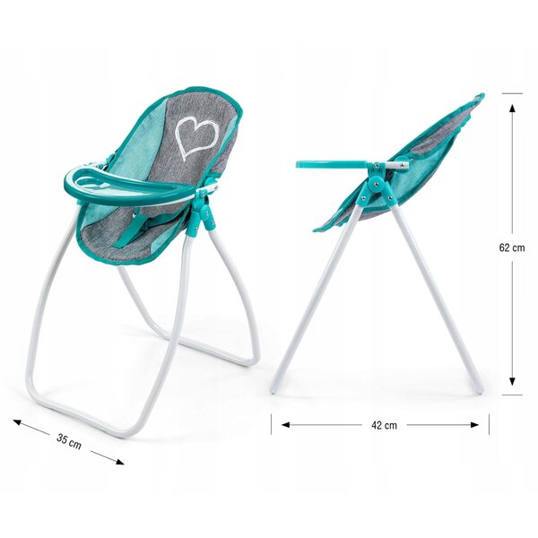 Elsa Prestige Mint Puppenset: Kinderbett, Sitz und 3-in-1-Schaukelstuhl