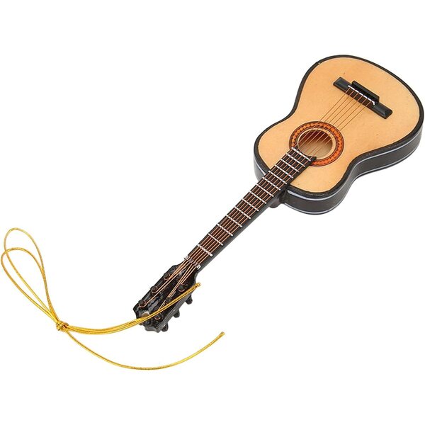Marhynchus Modello Chitarra in Legno con Corda, Ornamento Decorativo Premium per Casa e Ufficio