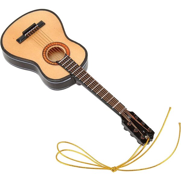 Marhynchus Modello Chitarra in Legno con Corda, Ornamento Decorativo Premium per Casa e Ufficio