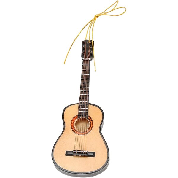 Marhynchus Modello Chitarra in Legno con Corda, Ornamento Decorativo Premium per Casa e Ufficio