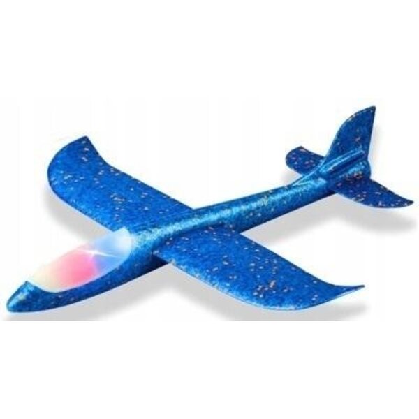 Samolot styropianowy ze światłem 482x144 mm Macyszyn Toys
