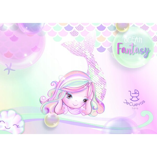 Culla per bambole Luna DeCuevas Ocean Fantasy, elegante e dettagliata