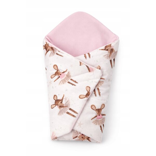 Olo Ballerina Collection Puppendecke, weich und sicher, 30-35 cm, rosa