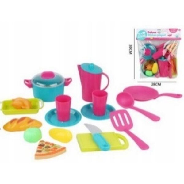 Set Cucina per Bambole Madej - Gioco Sicuro e Educativo per Bambini 18+ Mesi