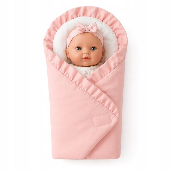 Becik Stirnband für Queen Pink White Dolls, 30-35 cm mit Rüschen