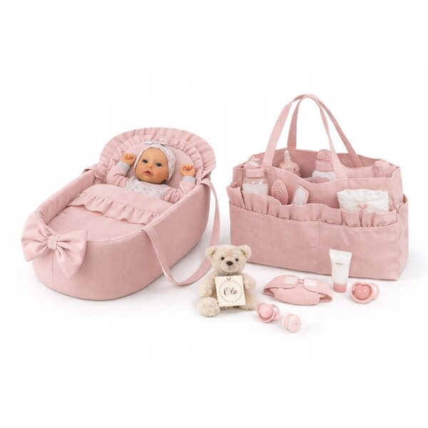 Becik Stirnband für Queen Pink White Dolls, 30-35 cm mit Rüschen