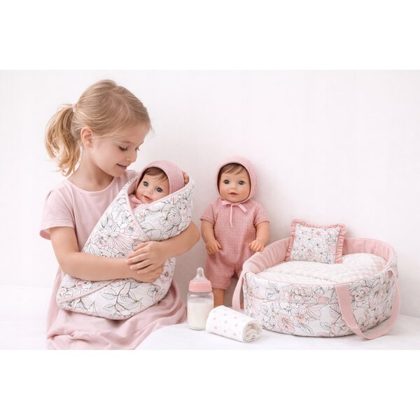 Φάκελος για κούκλες Pink Princess 40-47 cm Pracownia Krawiecka Olo