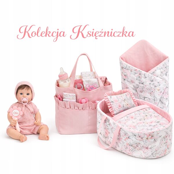 Φάκελος για κούκλες Pink Princess 40-47 cm Pracownia Krawiecka Olo