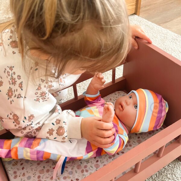 Woopie-Kleidungsset für 43–46 cm große Puppen mit Body, Pyjama und Einhornhut