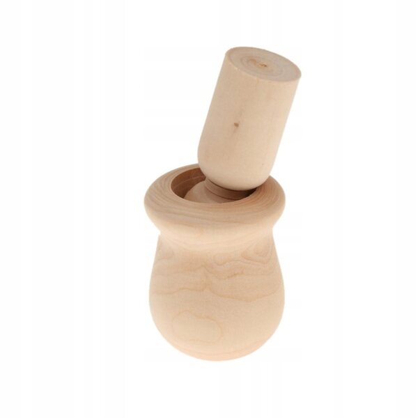 Set van 10 ruwe houten poppen voor knutselen en creatieve decoraties