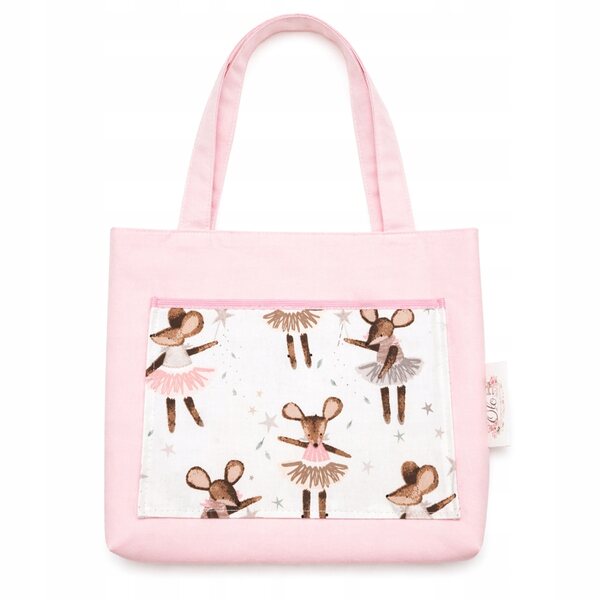 Torf für Ballerina-Puppenzubehör aus Baumwolle mit Vordertasche 25x30 cm
