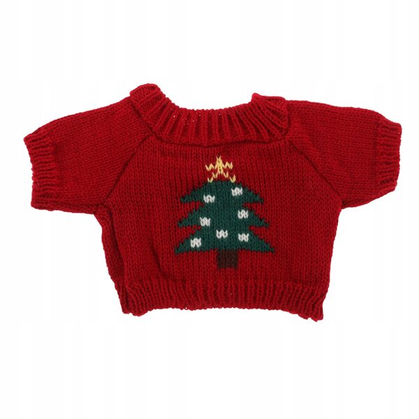 Maglione Rosso in Lana per Bambole, Morbido e Artigianale, Accessori Inclusi