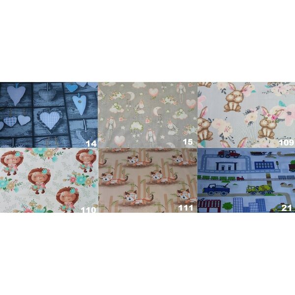 Letto Bianco in Legno per Bambole con Completo Letto 3 Pezzi in Cotone