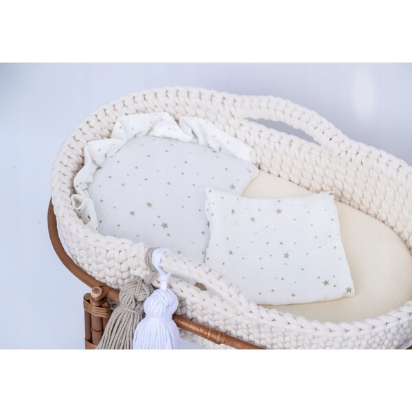 Like Moses Cradle - Cestino Moses per bambole con biancheria da letto, regalo per ragazze