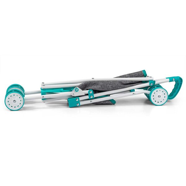 Passeggino per bambole Milly Mally Julia Prestige Mint, leggero e pieghevole