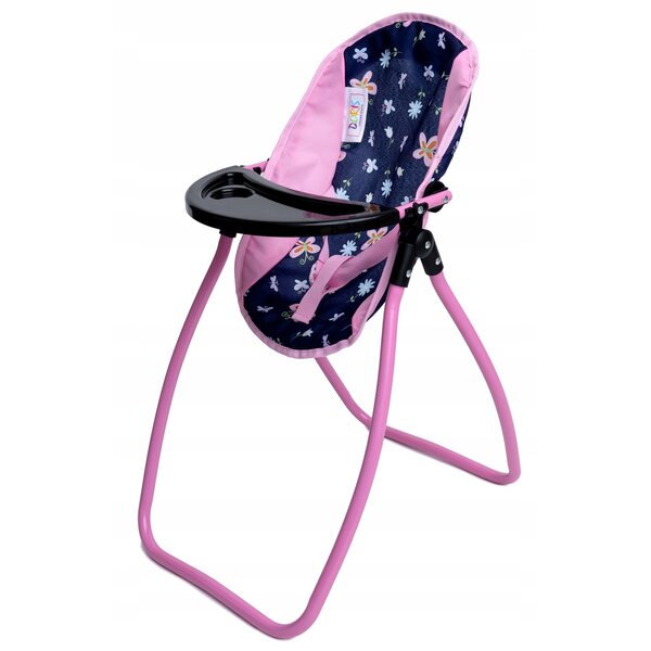 4in1 Set DORIS für Puppen: Kinderbett, Hochstuhl, Schaukel und Bettwäsche