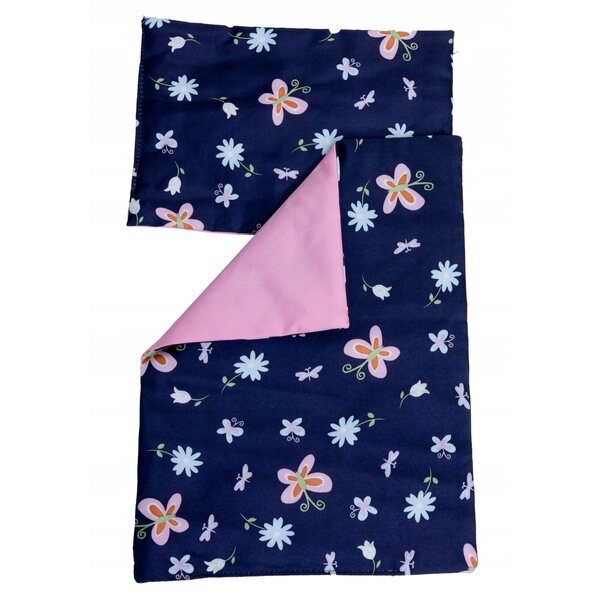 4in1 Set DORIS für Puppen: Kinderbett, Hochstuhl, Schaukel und Bettwäsche