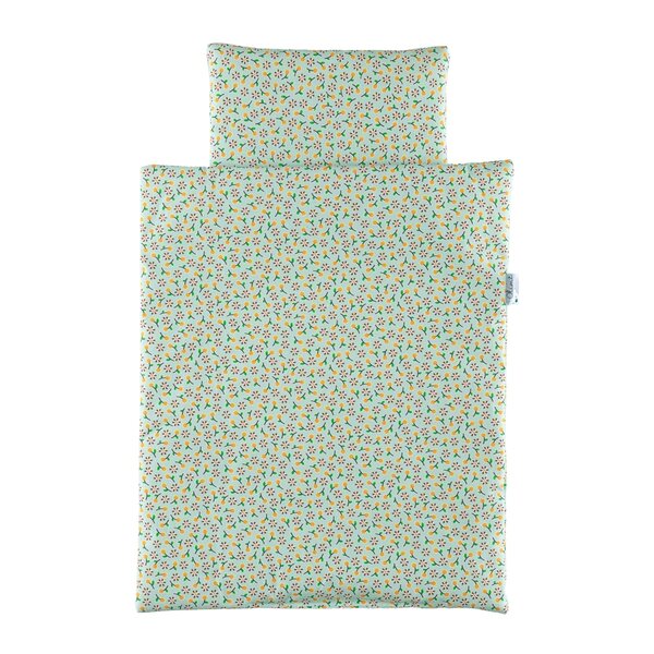 Olimi set biancheria lettino per bambole Mirabelki in cotone morbido