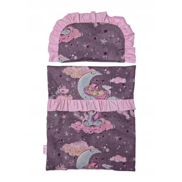 SELINE SLEEP Puppenbettwäsche-Set – Decke und Kissen, hergestellt in Polen