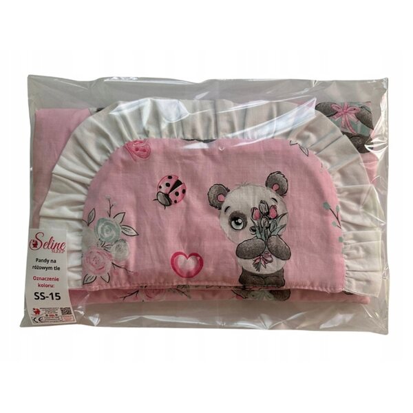 Set biancheria per bambole SELINE SLEEP con copertina e cuscino, produzione polacca