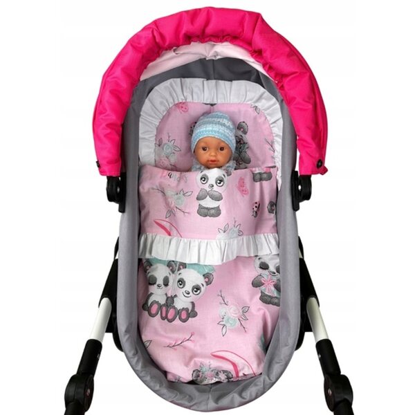 Set biancheria per bambole SELINE SLEEP con copertina e cuscino, produzione polacca