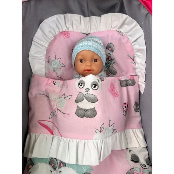Set biancheria per bambole SELINE SLEEP con copertina e cuscino, produzione polacca