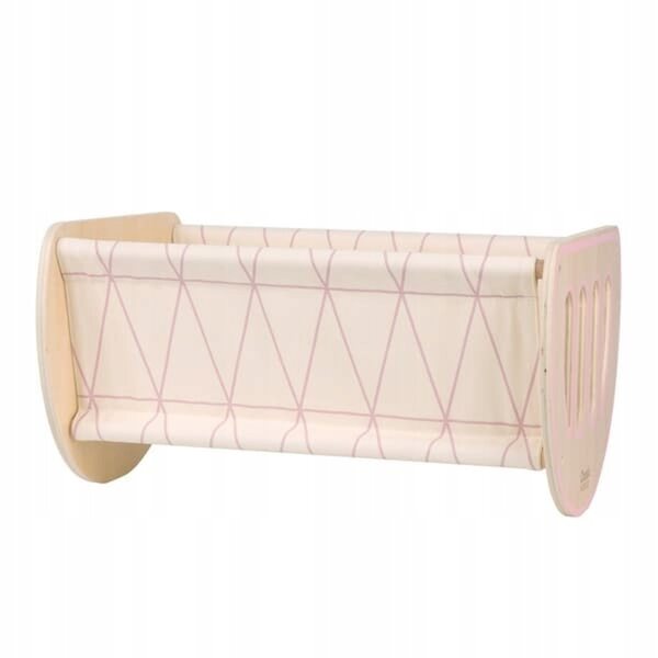 E lettino culla 2 in 1 per bambole in legno Classic World, età 3+