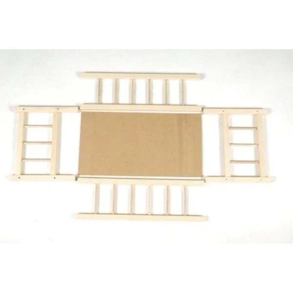 Lettino in legno per bambole Teddies 49x28x28 cm per bambine dai 3 anni