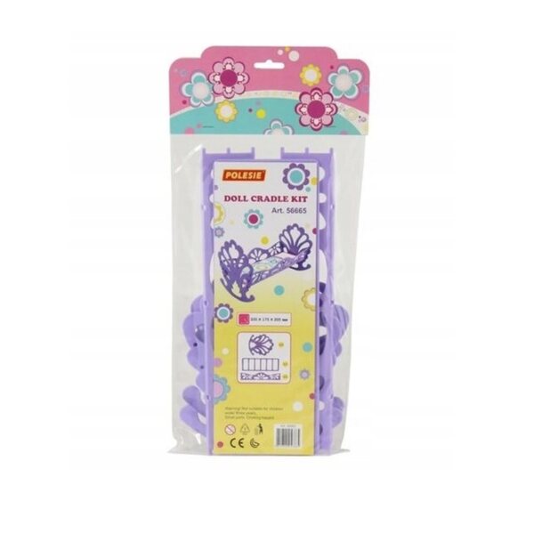 Culla a Dondolo per Bambole Polesie in Plastica per Bambini 3+ Anni