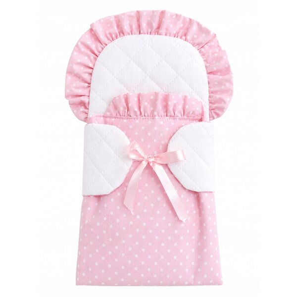 Doppelseitiger Schlafsack für Puppen 30-35 cm, weicher Pracownia Olo