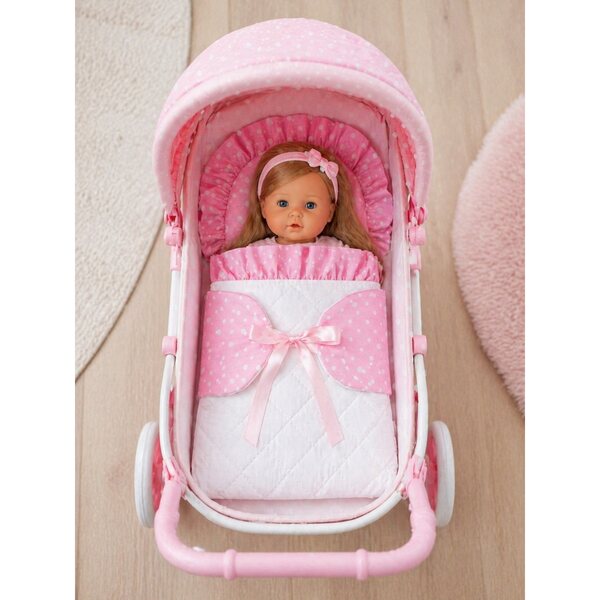 Doppelseitiger Schlafsack für Puppen 30-35 cm, weicher Pracownia Olo