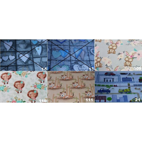 Lettino in legno per bambole con set biancheria Minky e cotone - 27x54x31 cm